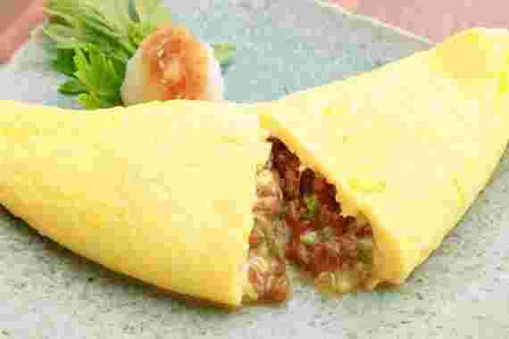 納豆オムレツ
