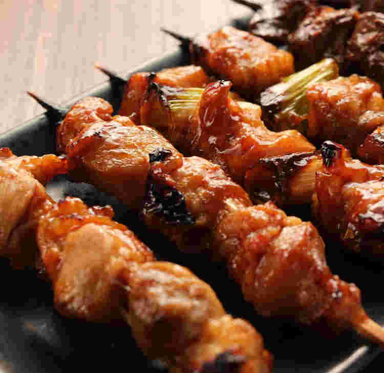 美味しそうな焼き鳥
