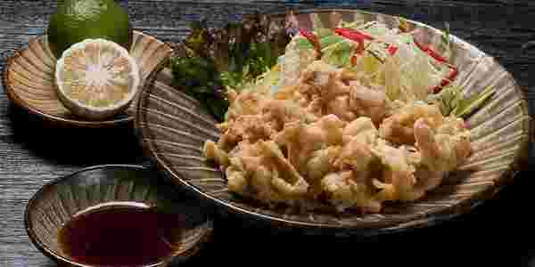 こつこつ庵のとり天定食