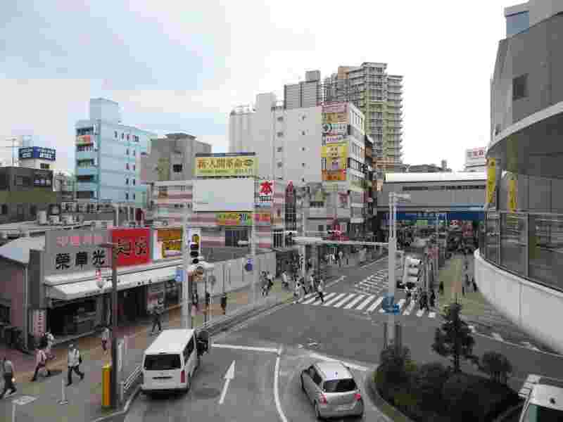 船橋の駅周辺