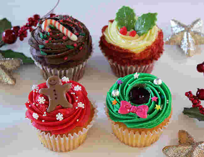 ローラズカップケーキ クリスマスバージョン