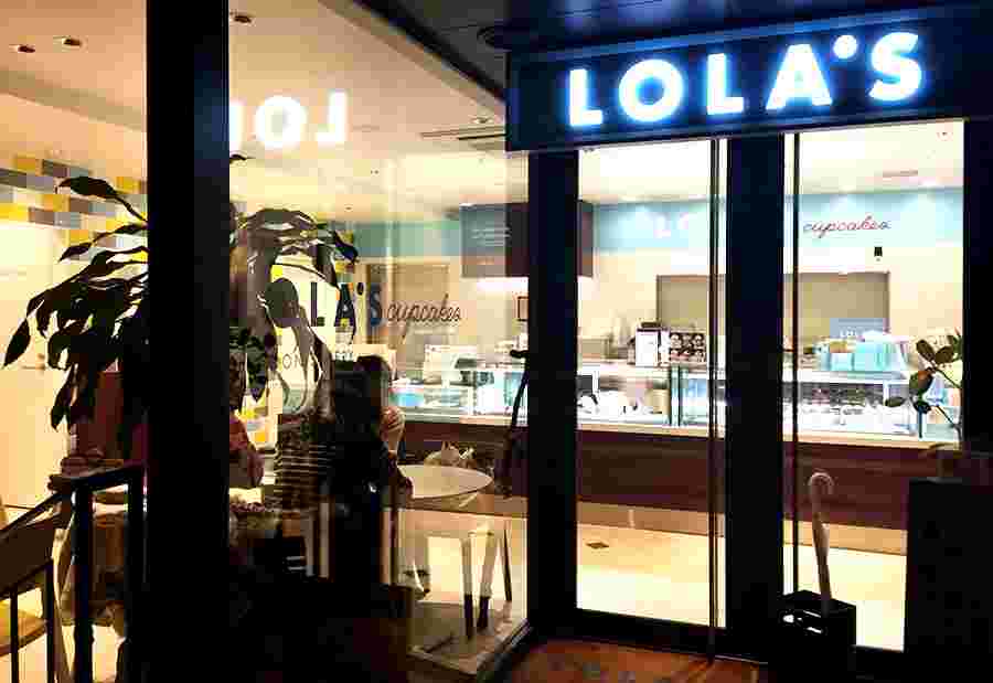 ローラズ カップケーキの店内