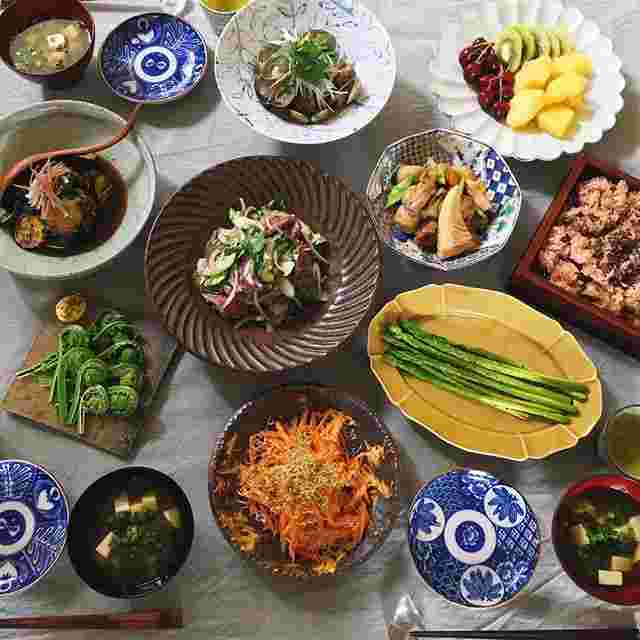 贅沢な食卓