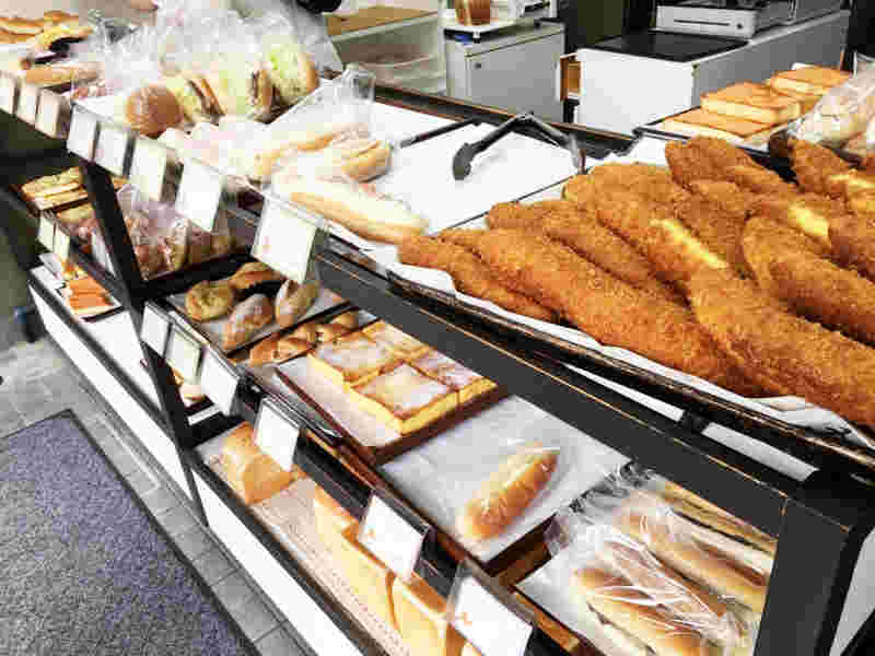 まるき製パン所の店頭