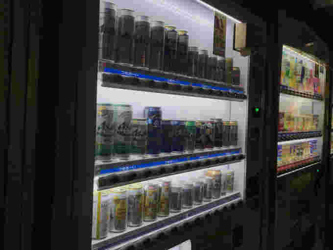店先の自販機