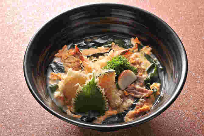 天ぷらかきたまうどん
