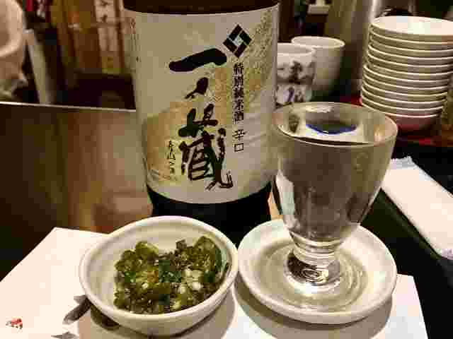 純米酒とおつまみ