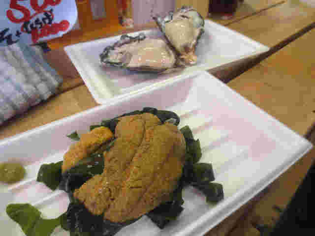 新鮮な魚介おつまみ
