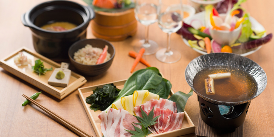 しゃぶしゃぶなどの宴会料理