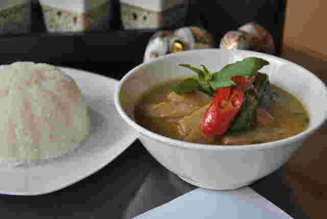 大人気のグリーンカレー