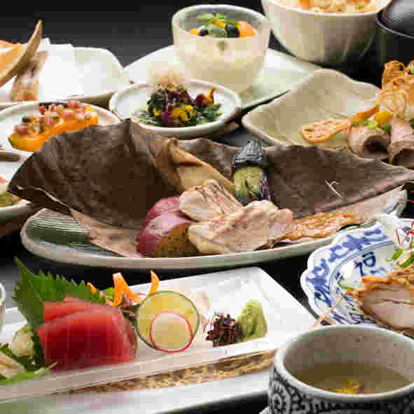 豪華な和食