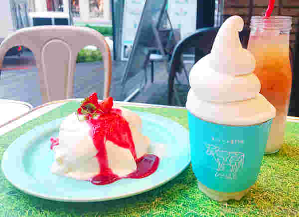 生クリームが主役のスイーツたち