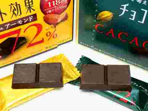 チョコレートの箱とチョコレート