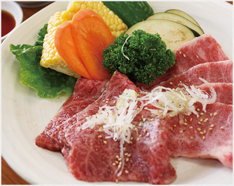 自慢のお肉
