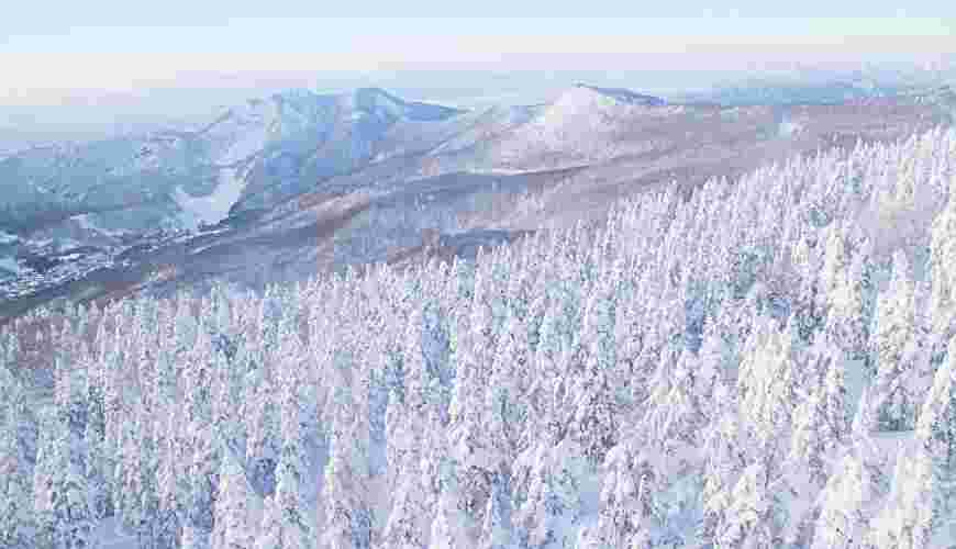 山形の雪山