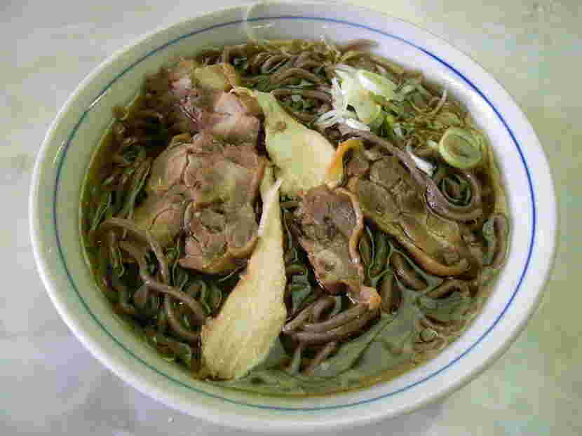 いろはの冷やし肉そば