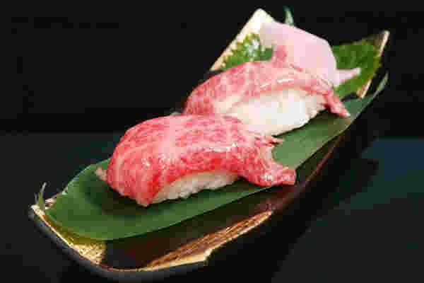 いしなぎやの肉すし