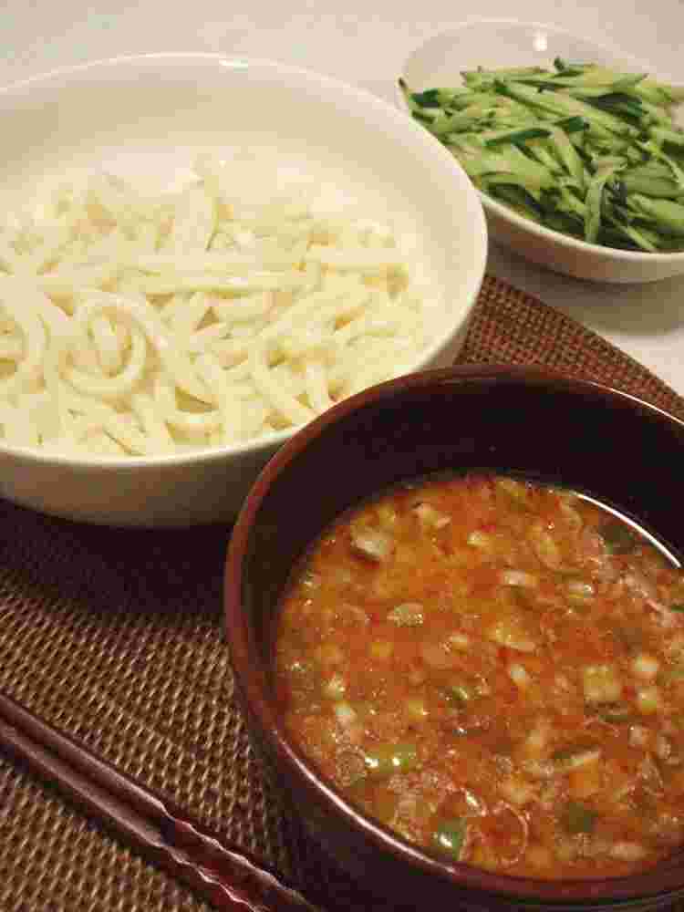 担々つけうどん