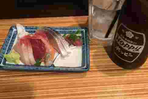 安い！390円の「刺身３点盛り」
