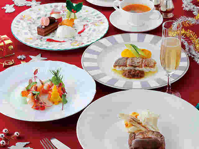 クリスマスのフランス料理