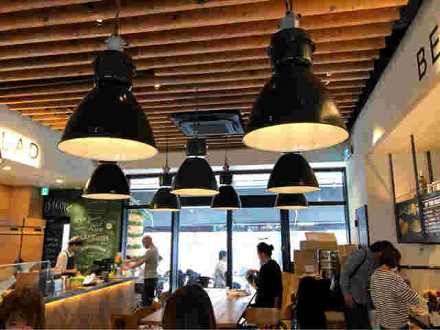 恵比寿フードホール分煙の店内