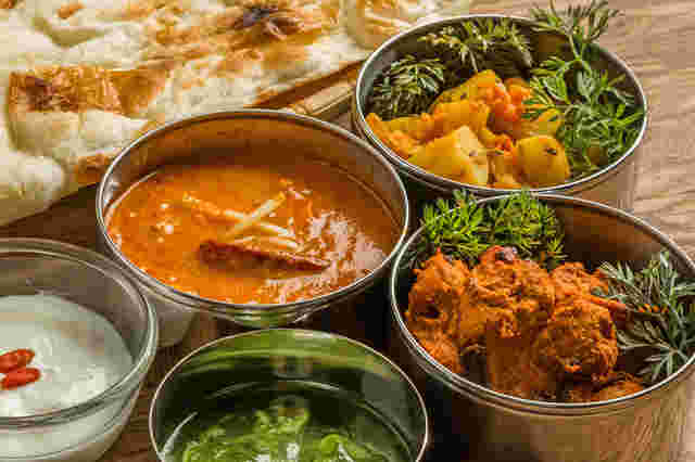 本格的なインドカレー　