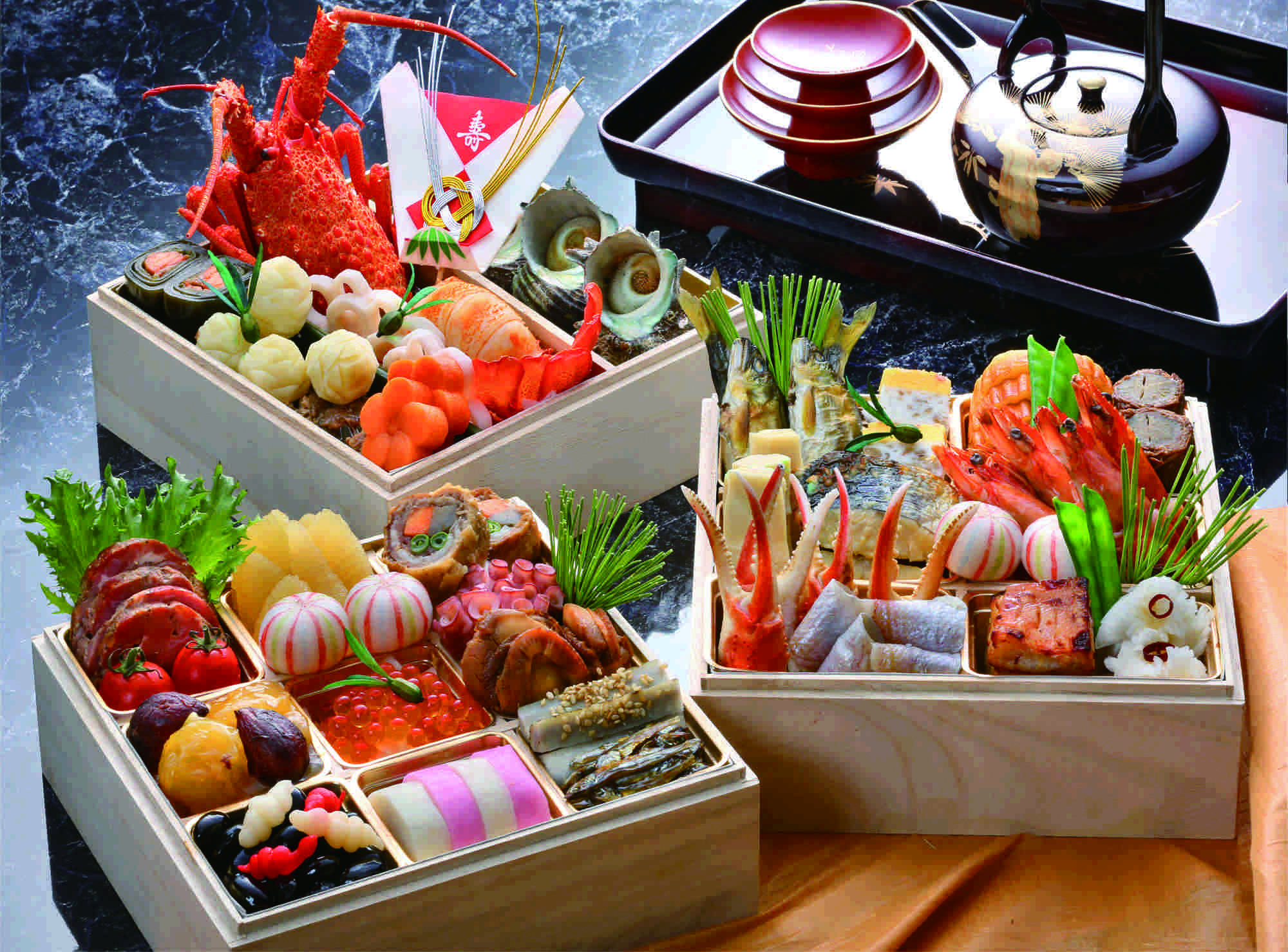 豪華なおせち料理