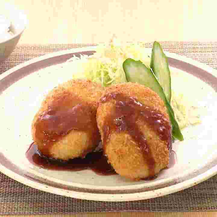 ポテトサラダのコロッケリメイク画像