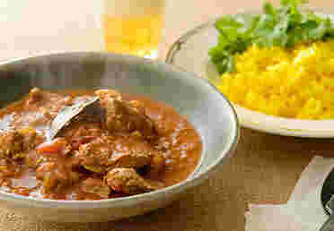 ラム肉のカレー