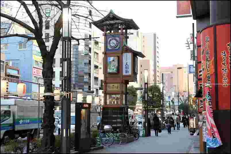 人形町の街並み