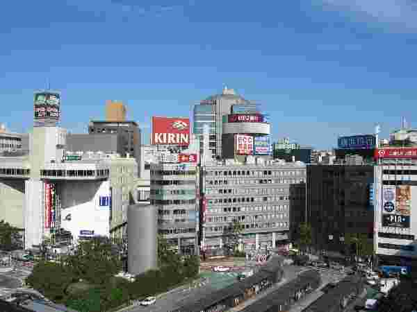 横浜駅周辺の様子