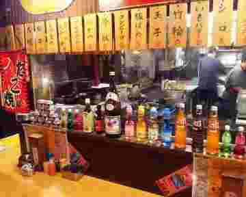 水道橋の居酒屋の店内