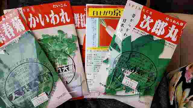 もったいない広場で売られている野菜の種