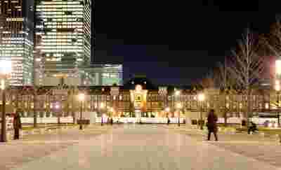 東京駅の夜景