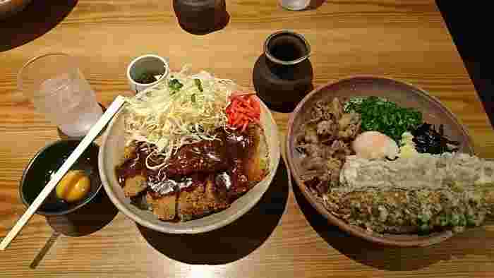 讃岐の男うどんのセットメニュー