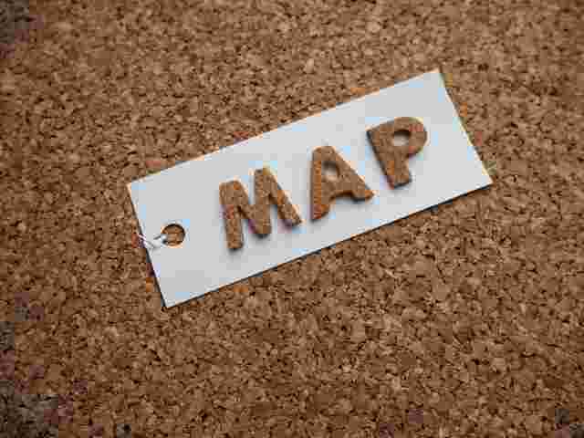 MAPと書かれた文字