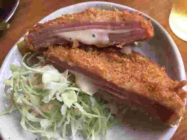 チーズ入りハムカツ