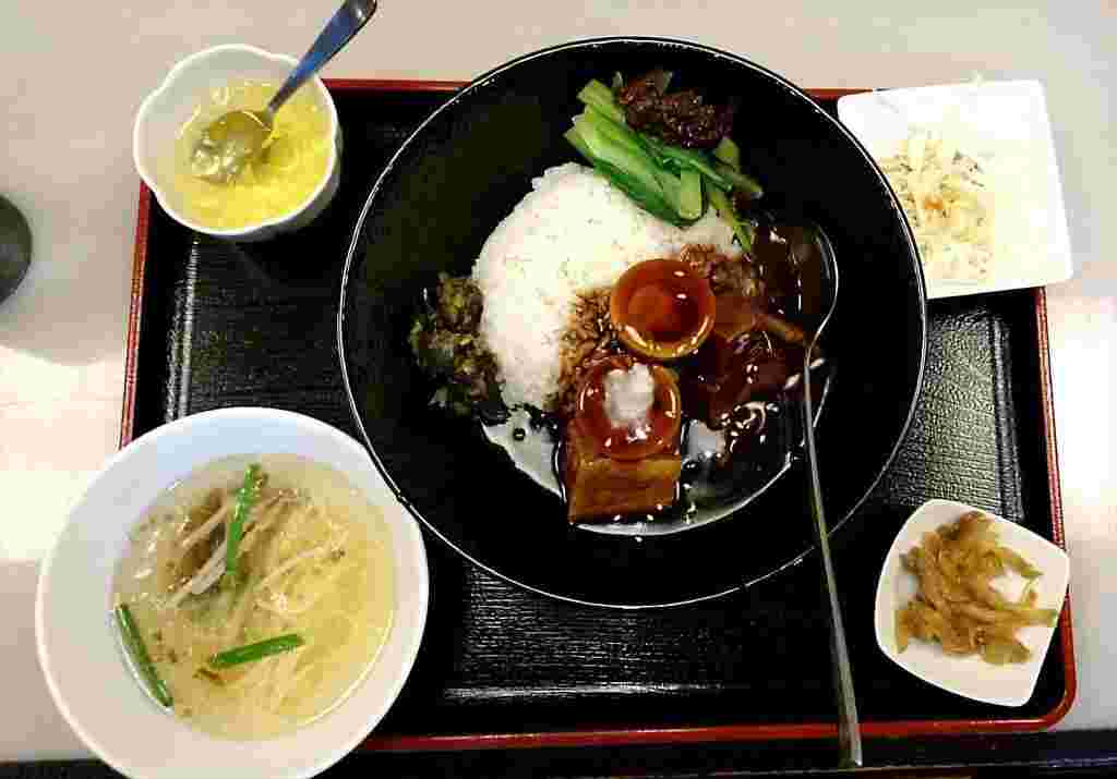 魯肉飯の定食