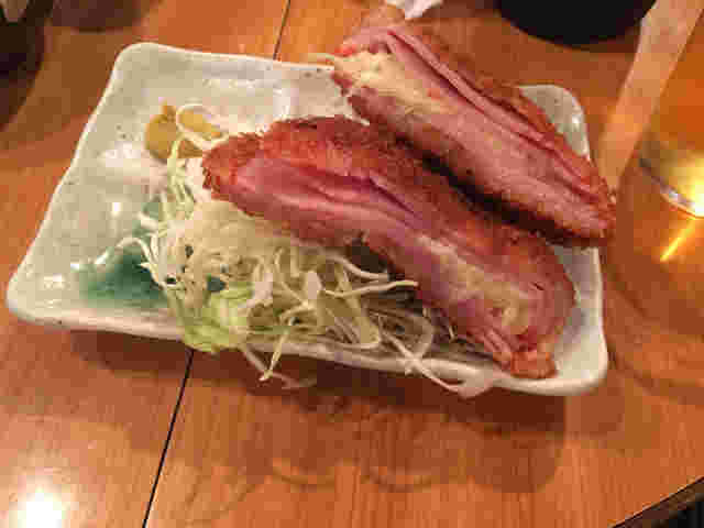 ポテトサラダ入りハムカツ