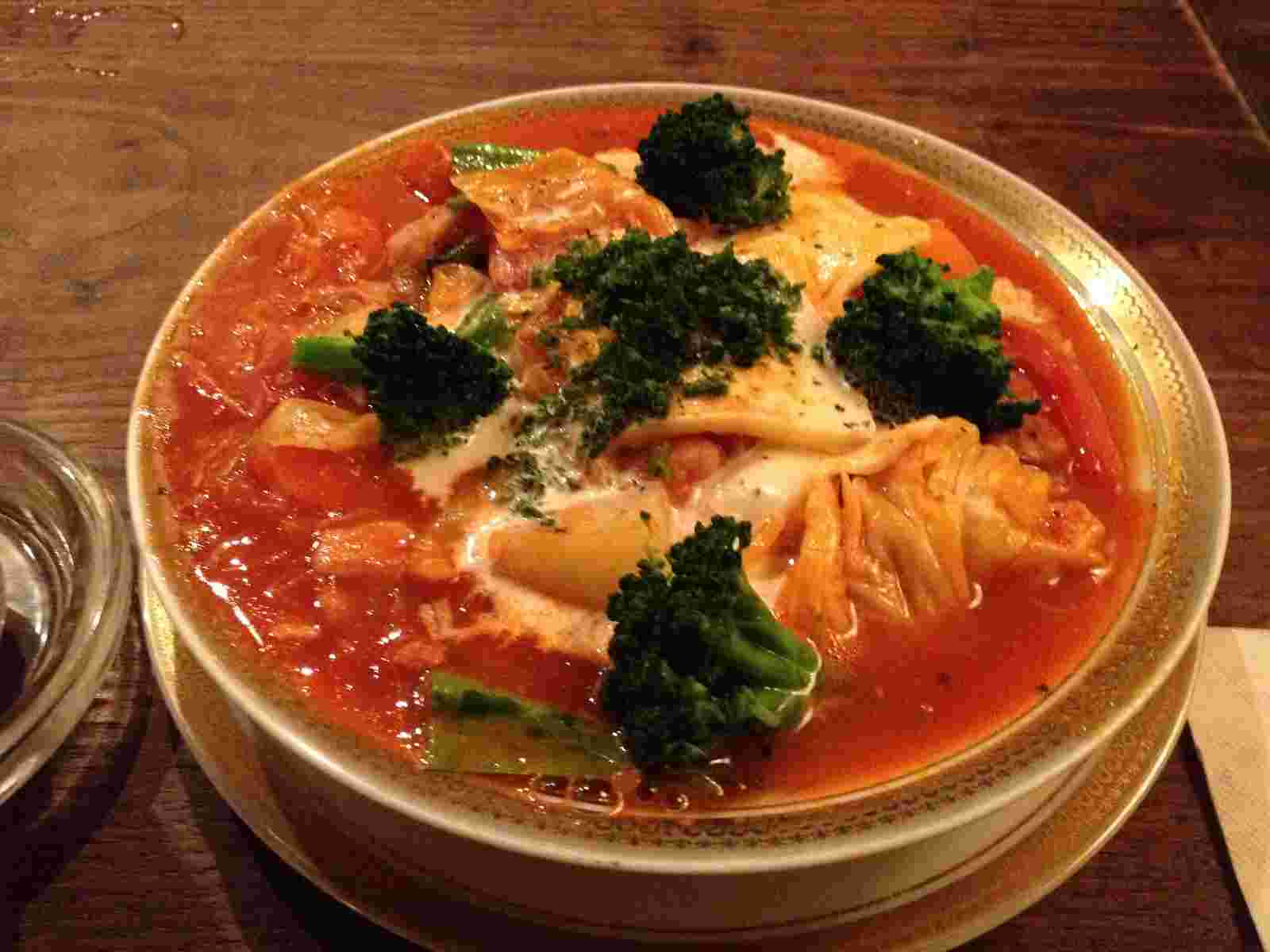 カフェ・デ・プリマベーラのポルシチシチュー