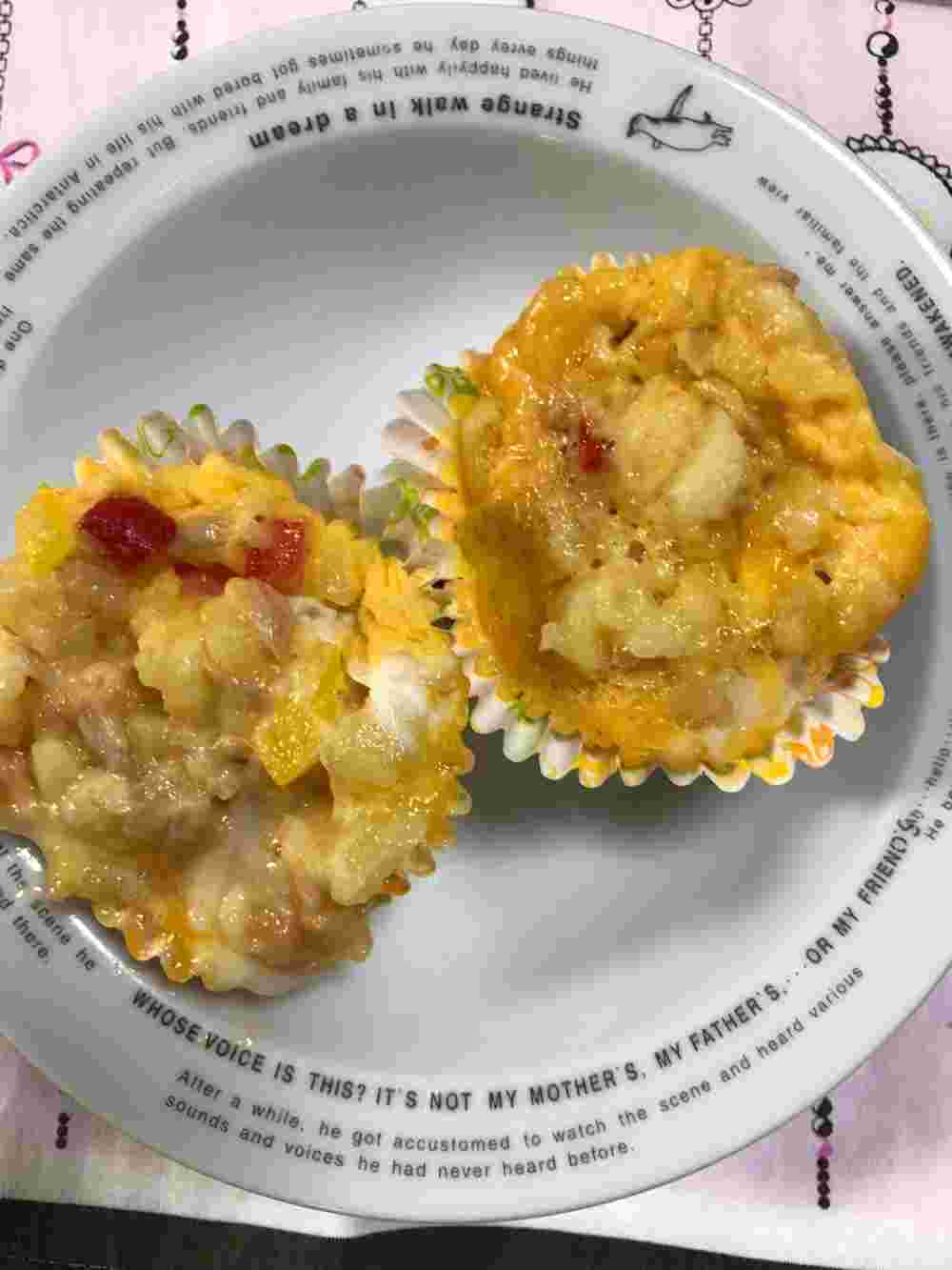 ポテトサラダのお弁当おかずリメイク画像
