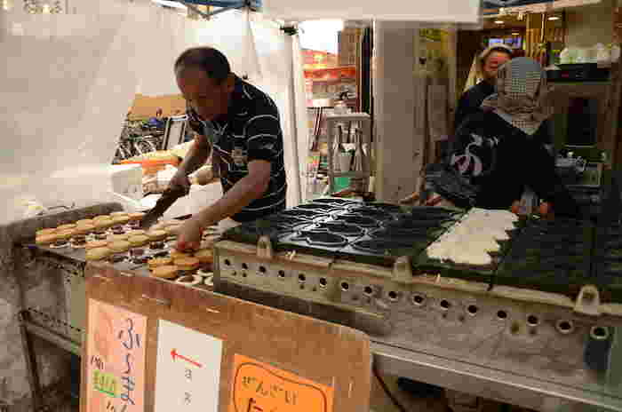 たい焼きの屋台