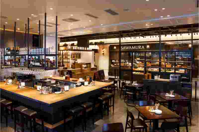 ニュウマンベーカリー&レストラン沢村店内