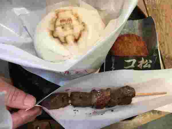 松阪牛の串焼き