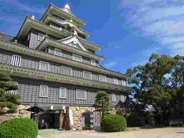 岡山の名物岡山城