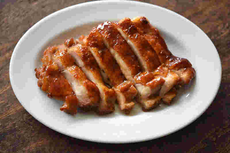 シンプルな照り焼きチキン