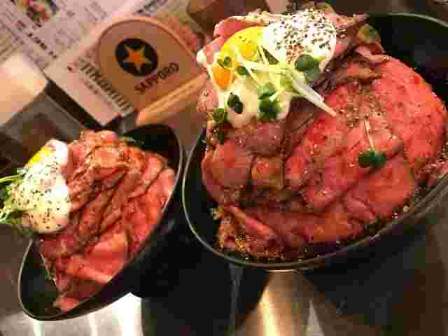 ローストビーフ丼ふたつ