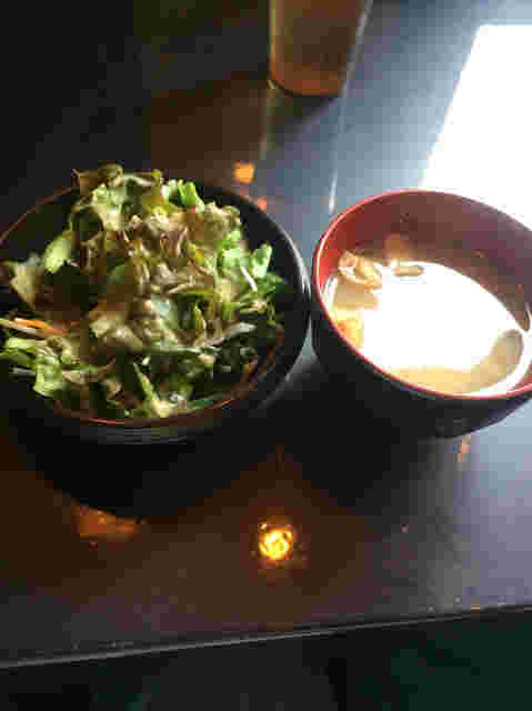 味噌汁＆サラダ