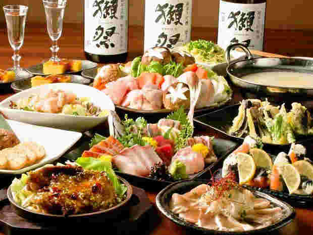 地鶏コースの料理画像