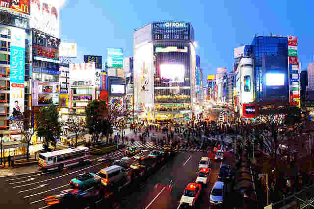 夜の渋谷